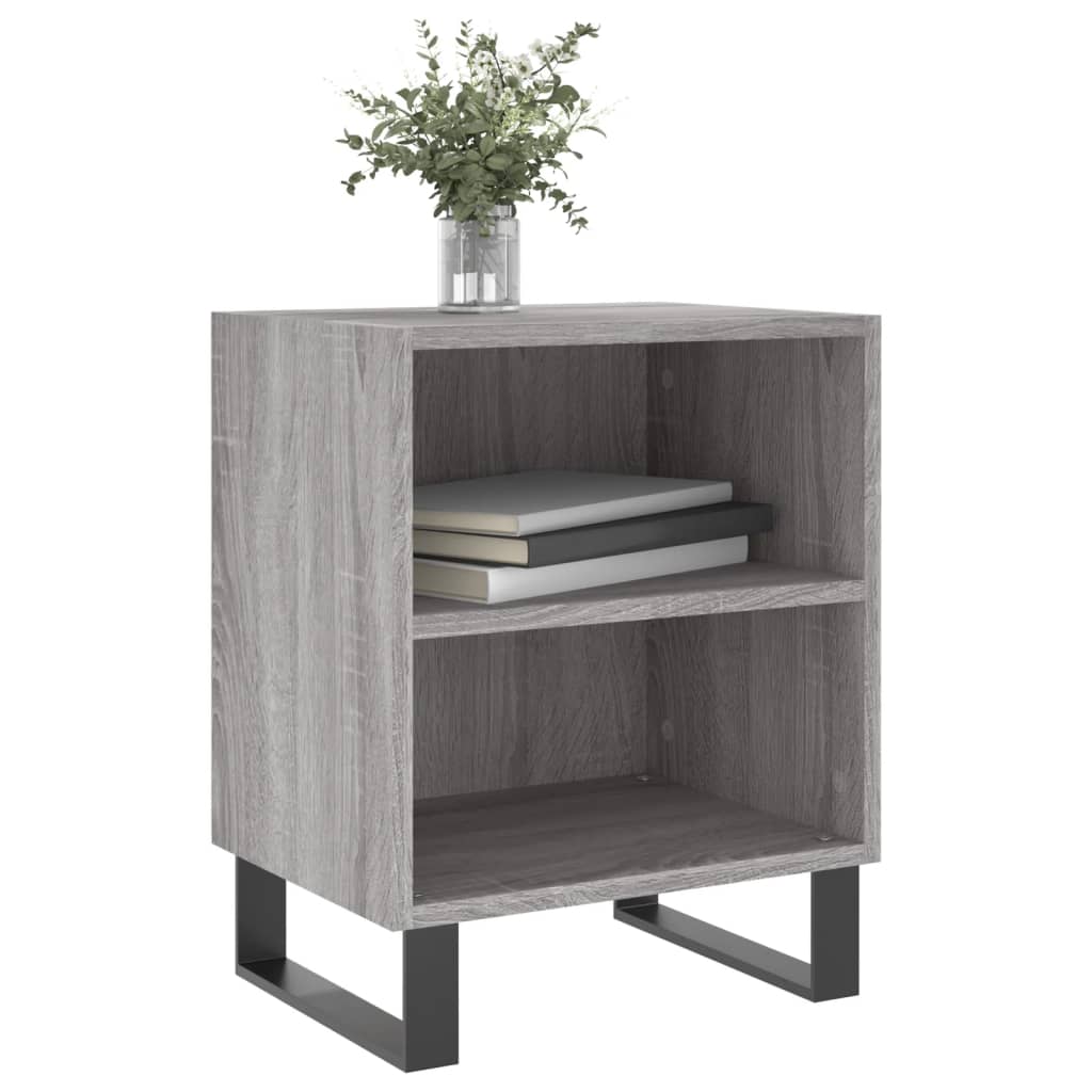 Tables de chevet 2 pcs sonoma gris 40x30x50cm bois d'ingénierie - XIOS