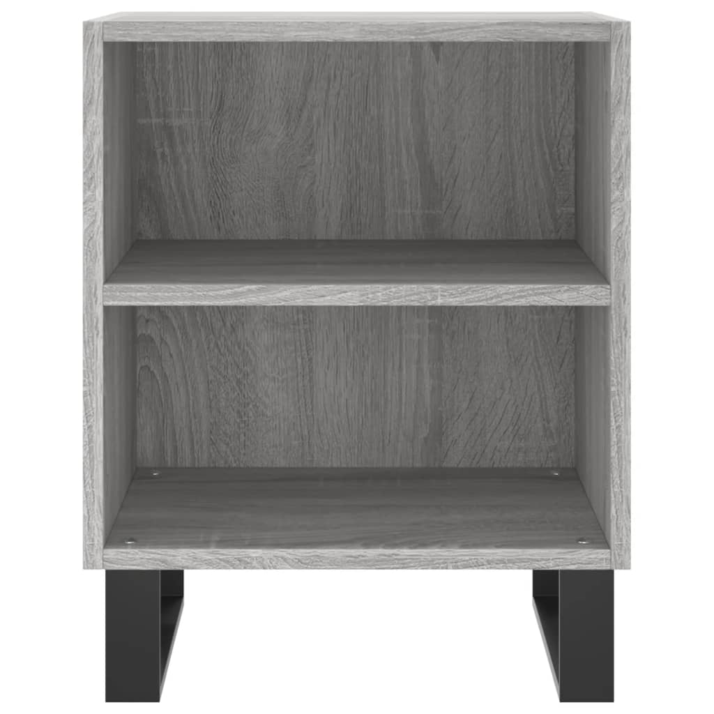 Tables de chevet 2 pcs sonoma gris 40x30x50cm bois d'ingénierie - XIOS