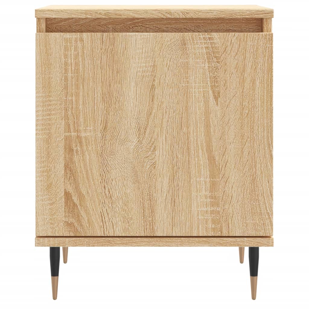 Tables de chevet 2pcs chêne sonoma 40x30x50cm bois d'ingénierie - XIOS