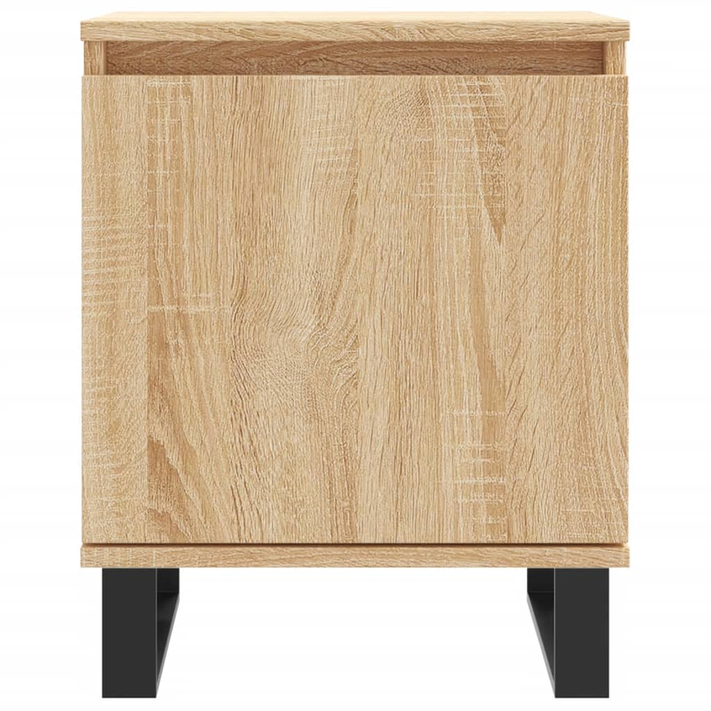 Tables de chevet 2pcs chêne sonoma 40x30x50cm bois d'ingénierie - XIOS
