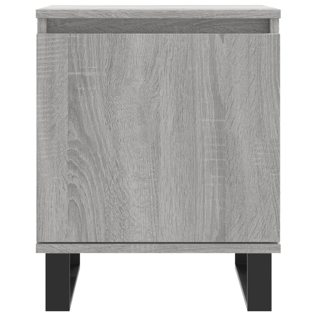 Tables de chevet 2 pcs sonoma gris 40x30x50cm bois d'ingénierie - XIOS