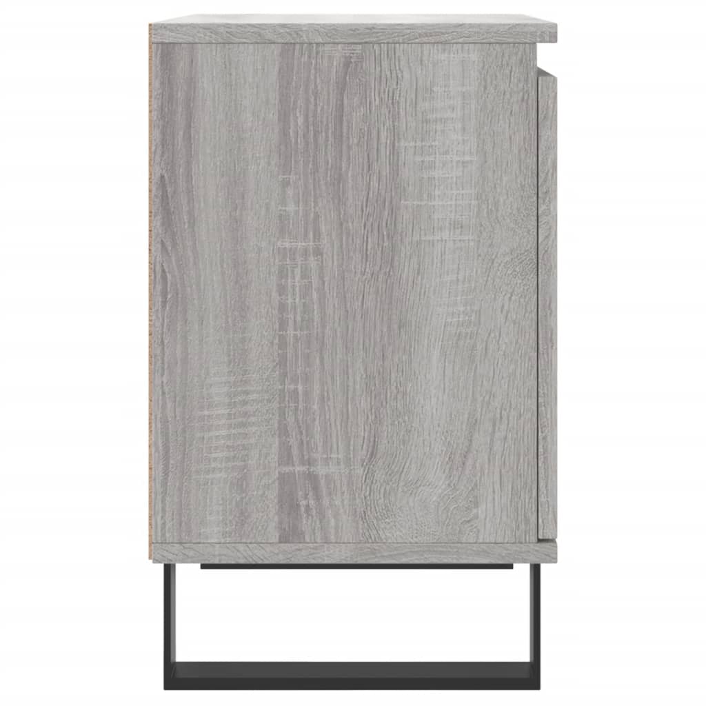 Tables de chevet 2 pcs sonoma gris 40x30x50cm bois d'ingénierie - XIOS