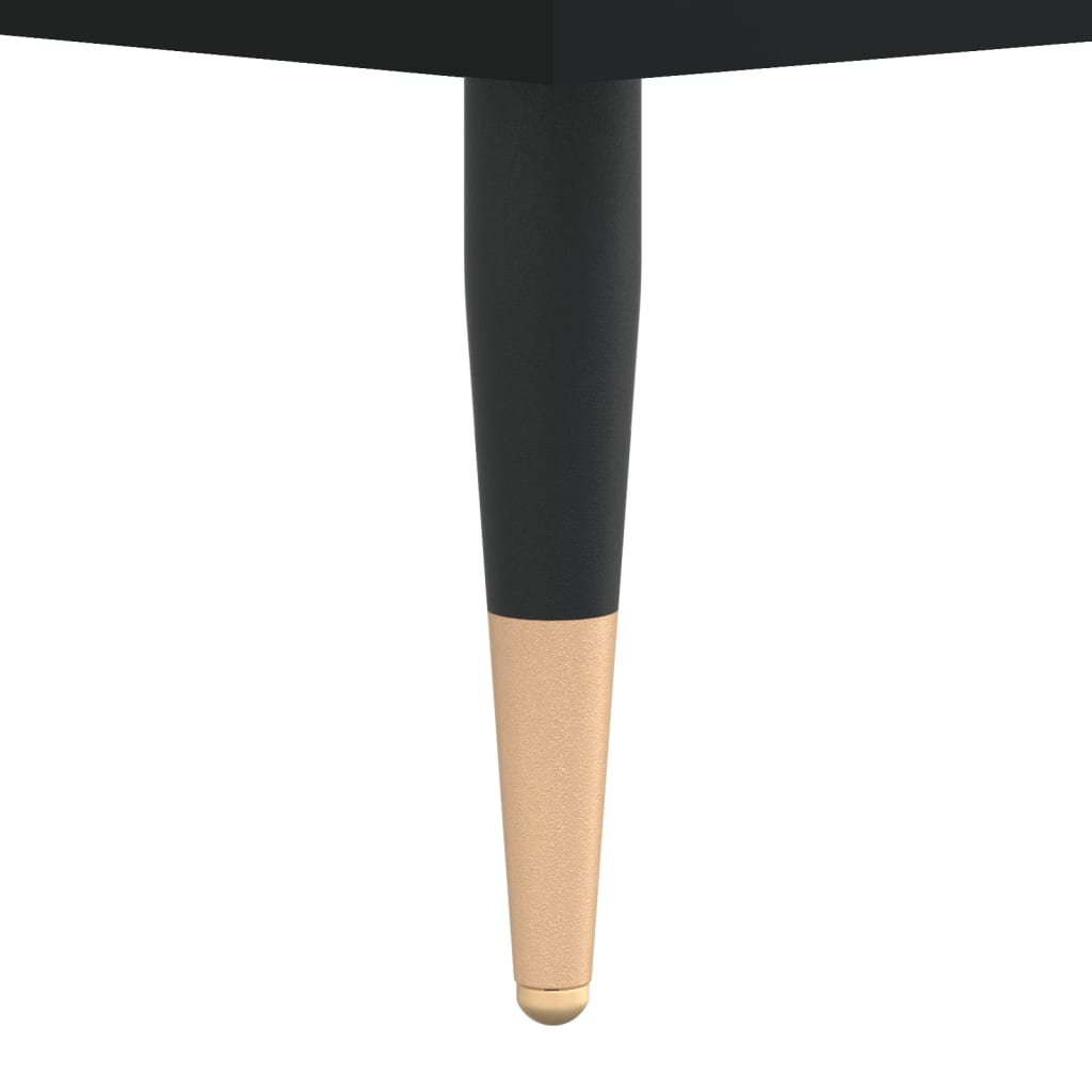 Table de chevet Noir 40x35x50 cm Bois d’ingénierie - XIOS