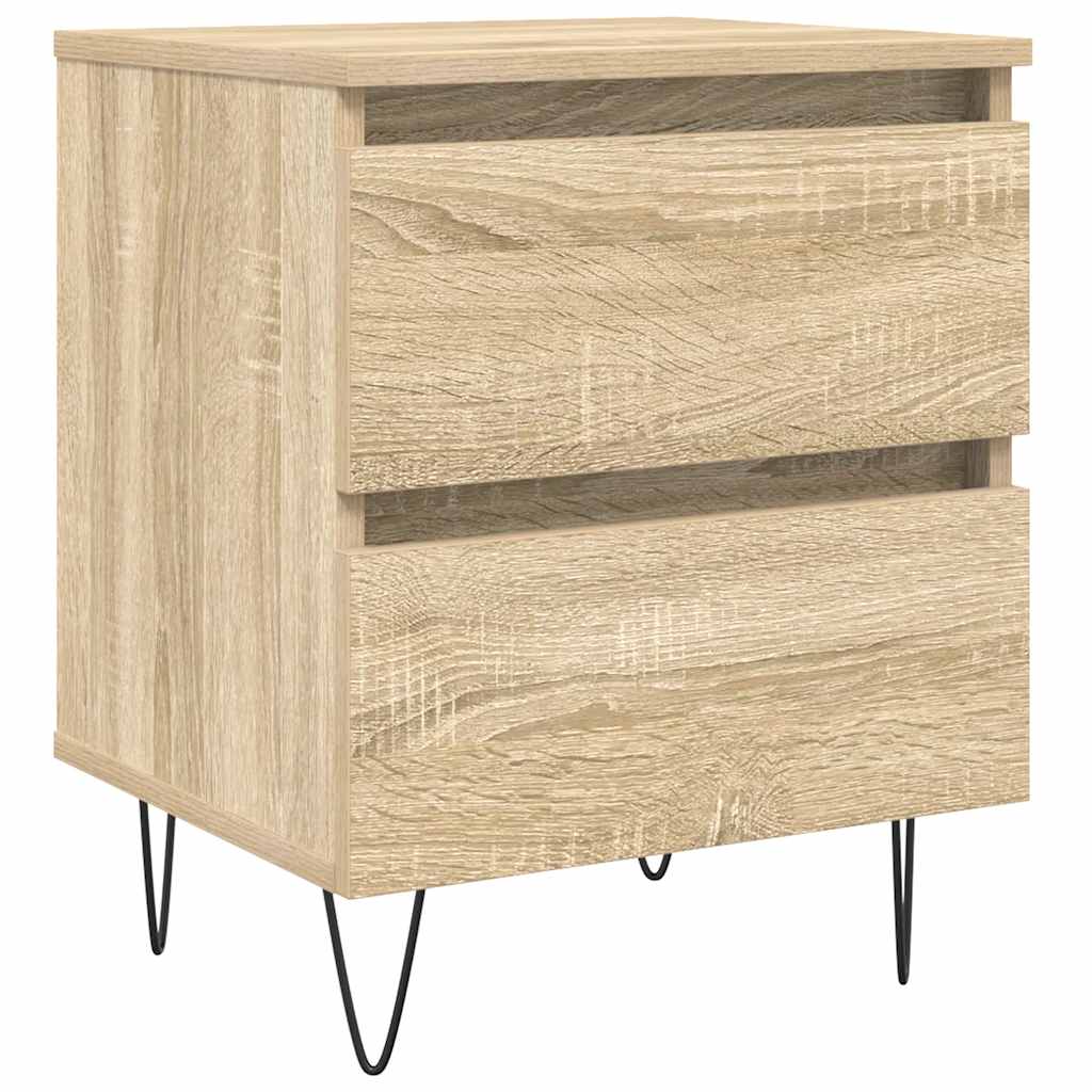 Table de chevet chêne sonoma 40x35x50 cm bois d’ingénierie - XIOS