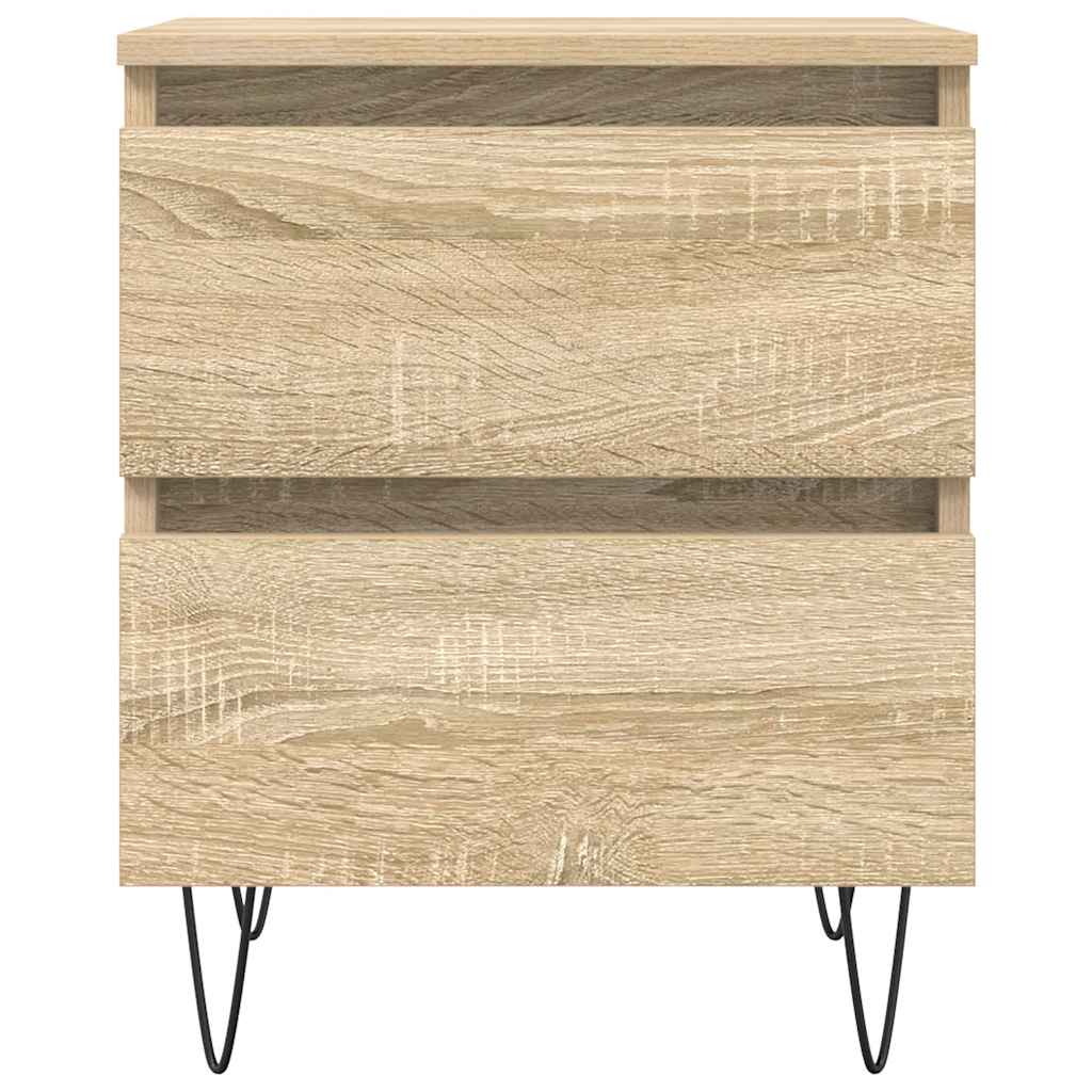Table de chevet chêne sonoma 40x35x50 cm bois d’ingénierie - XIOS