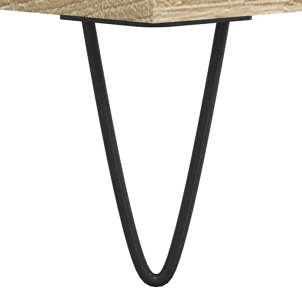 Table de chevet chêne sonoma 40x35x50 cm bois d’ingénierie - XIOS