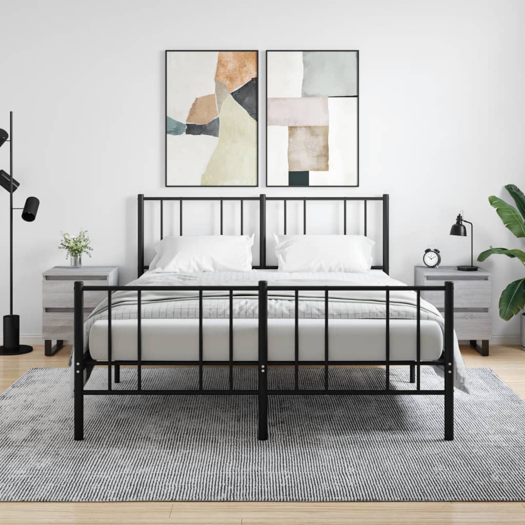 Tables de chevet 2 pcs sonoma gris 40x35x50 cm bois ingénierie - XIOS