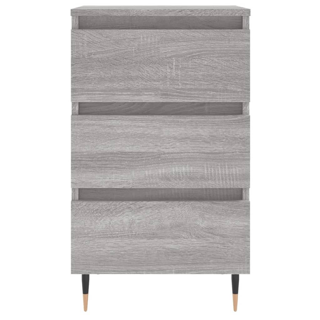 Tables de chevet 2 pcs sonoma gris 40x35x69 cm bois ingénierie - XIOS