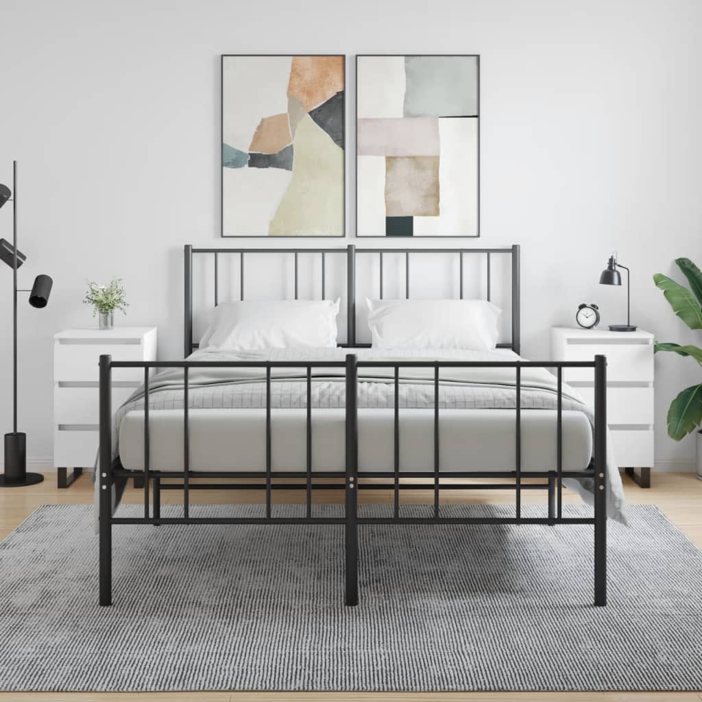 Tables de chevet 2 pcs blanc 40x35x69 cm bois d’ingénierie - XIOS