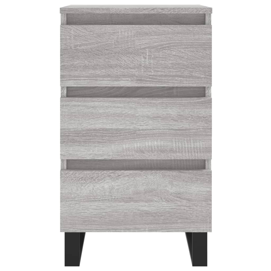 Tables de chevet 2 pcs sonoma gris 40x35x69 cm bois ingénierie - XIOS