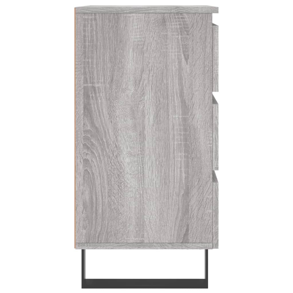 Tables de chevet 2 pcs sonoma gris 40x35x69 cm bois ingénierie - XIOS