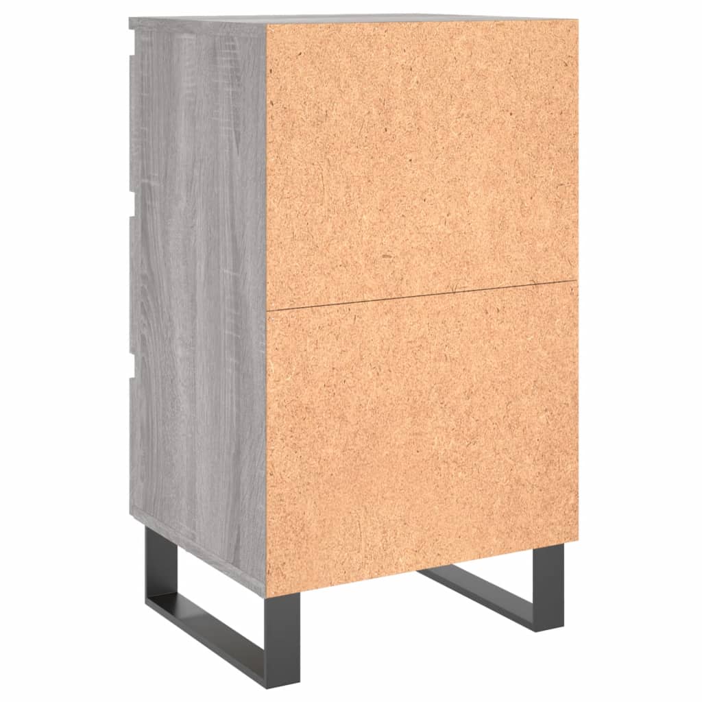 Tables de chevet 2 pcs sonoma gris 40x35x69 cm bois ingénierie - XIOS
