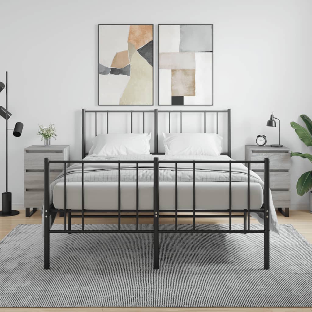 Tables de chevet 2 pcs sonoma gris 40x35x69 cm bois ingénierie - XIOS