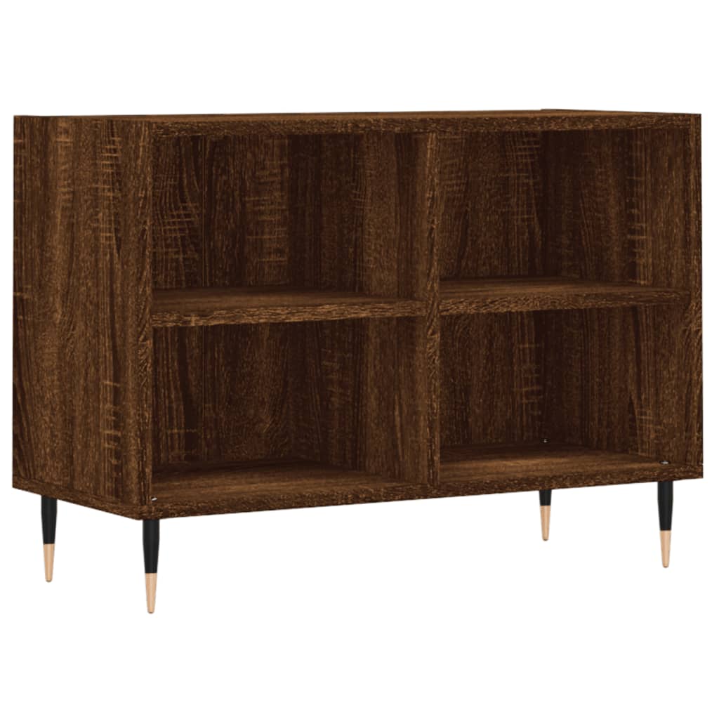 Meuble TV chêne marron 69,5 x 30 x 50 cm bois d'ingénierie - XIOS