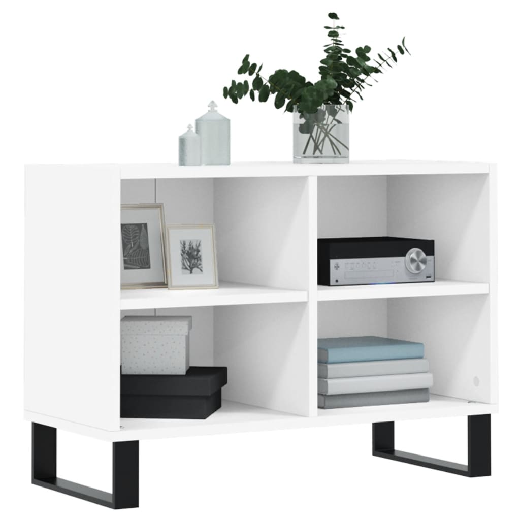 Meuble TV blanc 69,5 x 30 x 50 cm bois d'ingénierie Meubles TV vidaXL