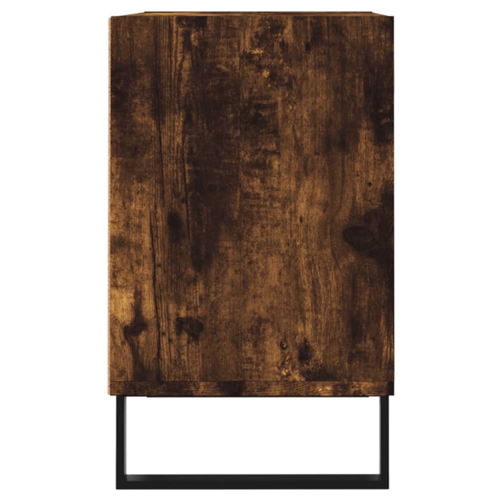 Meuble TV chêne fumé 69,5x30x50 cm bois d'ingénierie - XIOS