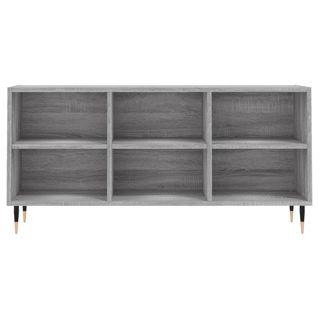 Meuble TV sonoma gris 103,5x30x50 cm bois d'ingénierie - XIOS