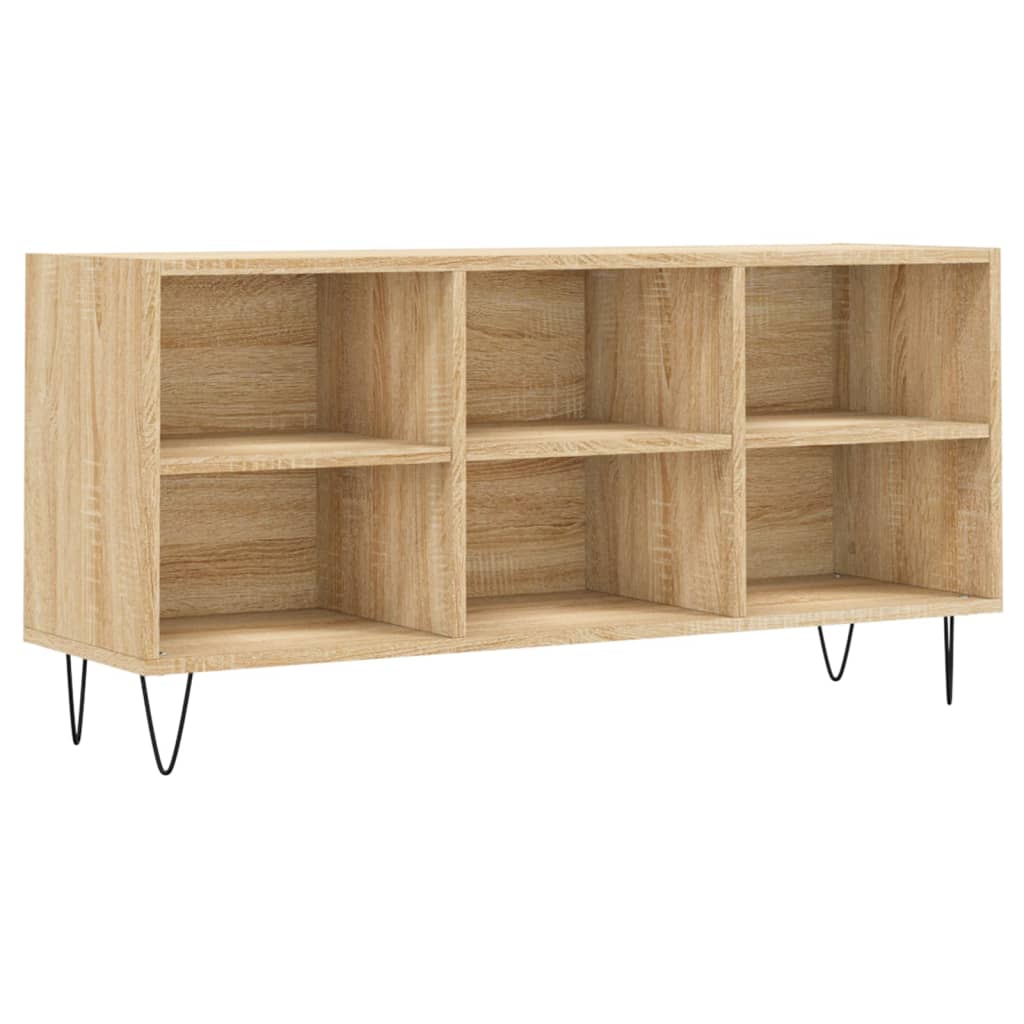 Meuble TV chêne sonoma 103,5x30x50 cm bois d'ingénierie - XIOS