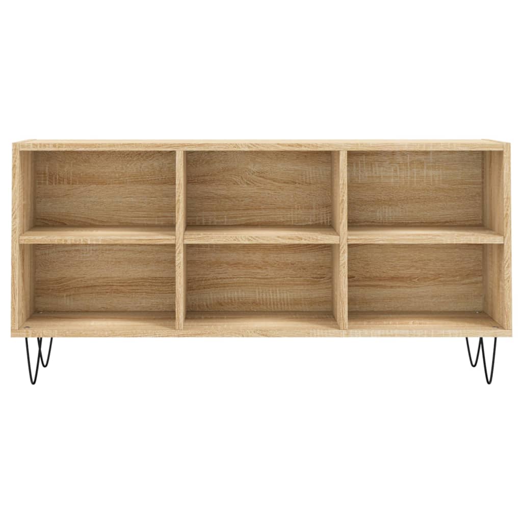 Meuble TV chêne sonoma 103,5x30x50 cm bois d'ingénierie - XIOS