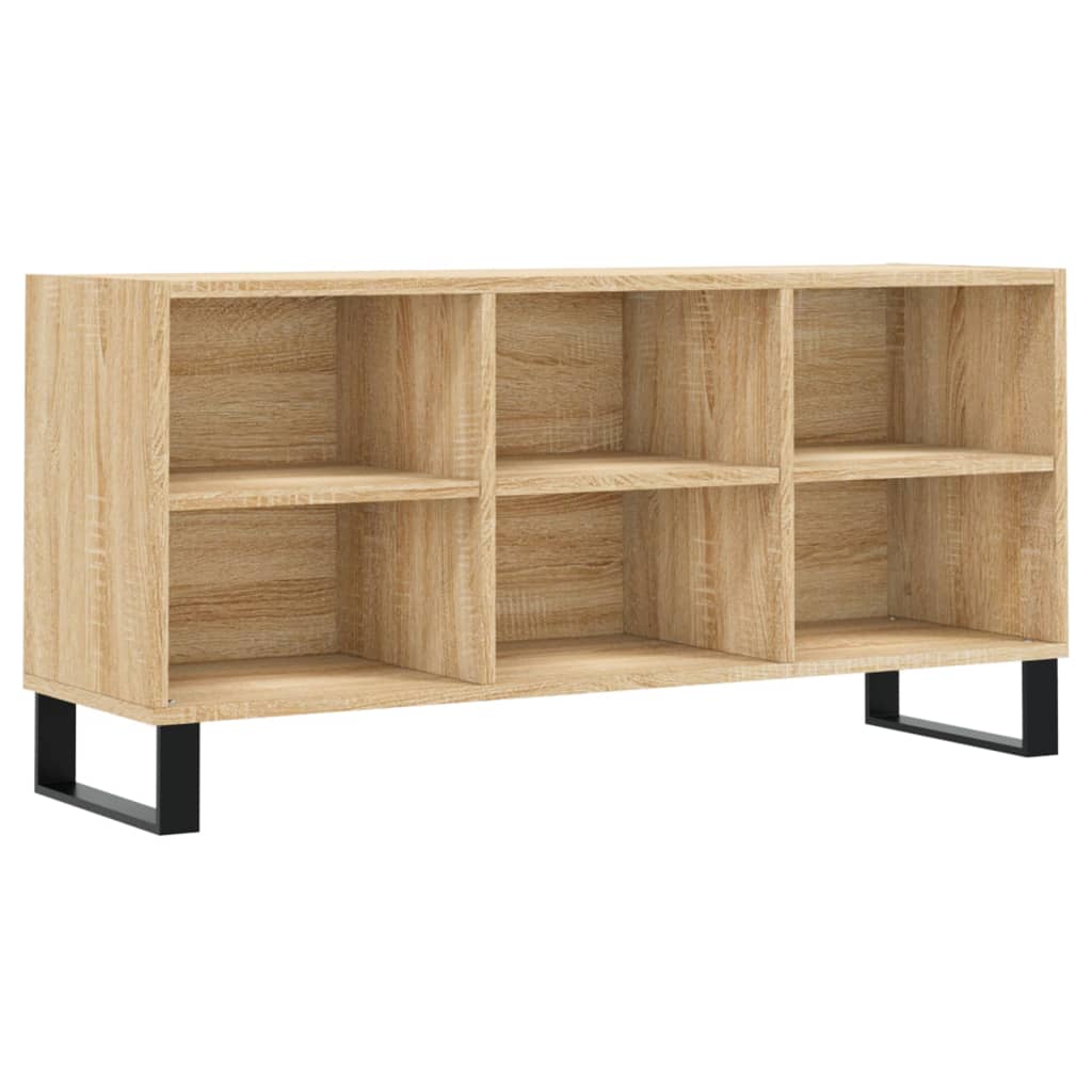Meuble TV chêne sonoma 103,5x30x50 cm bois d'ingénierie - XIOS