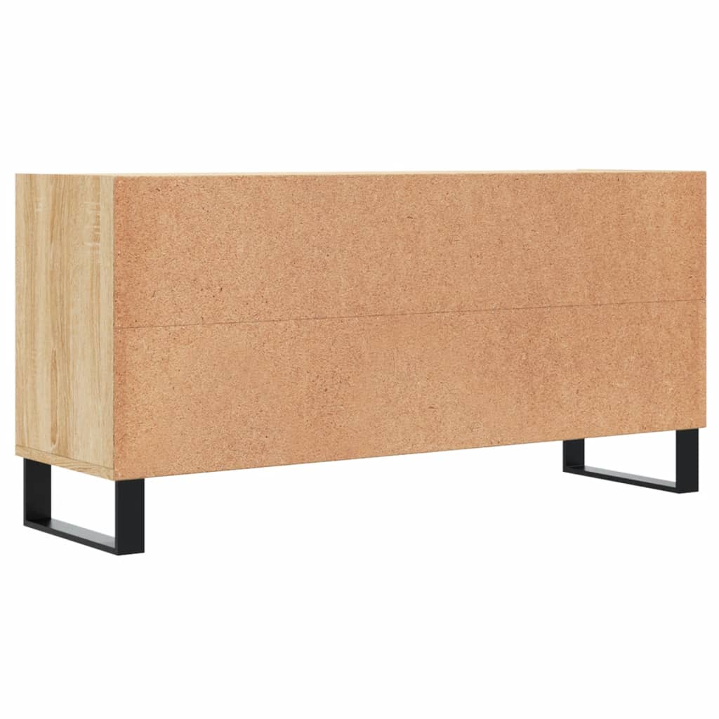 Meuble TV chêne sonoma 103,5x30x50 cm bois d'ingénierie - XIOS