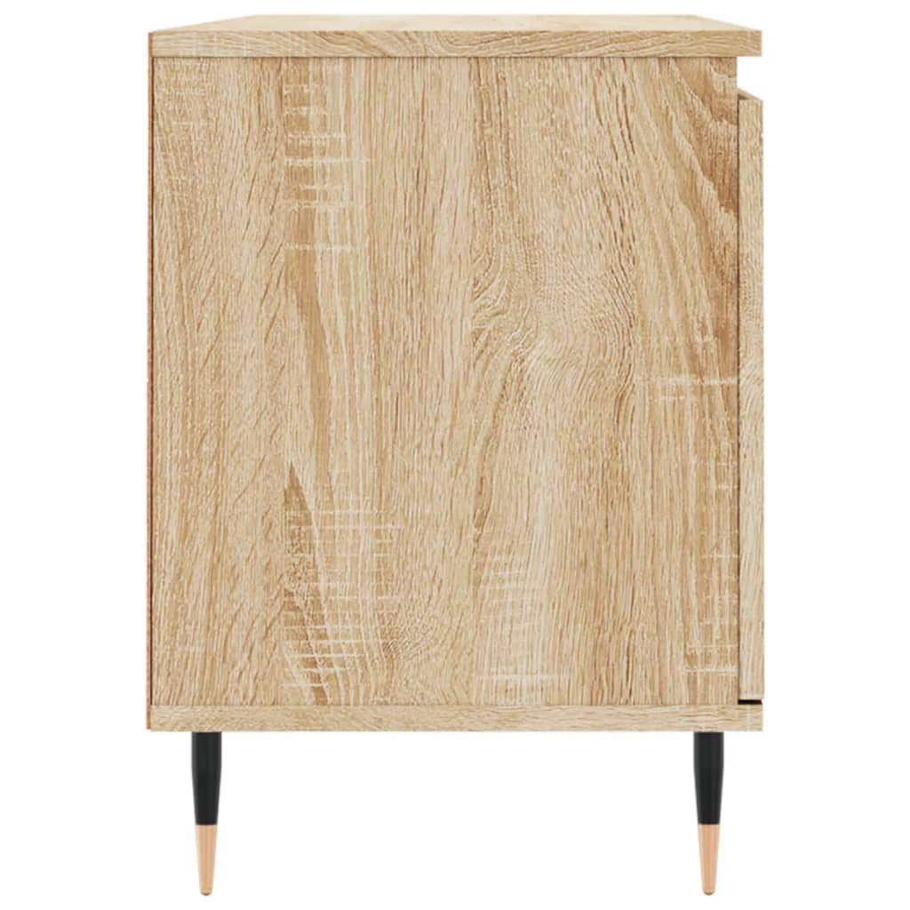 Meuble TV chêne sonoma 104x35x50 cm bois d'ingénierie - XIOS