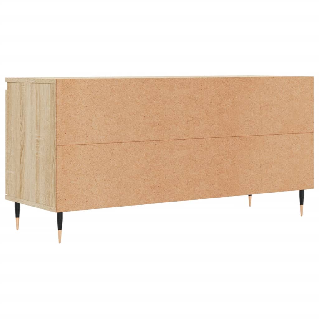 Meuble TV chêne sonoma 104x35x50 cm bois d'ingénierie - XIOS