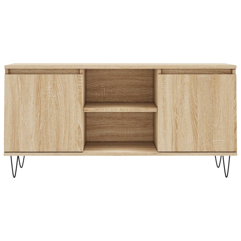 Meuble TV chêne sonoma 104x35x50 cm bois d'ingénierie - XIOS