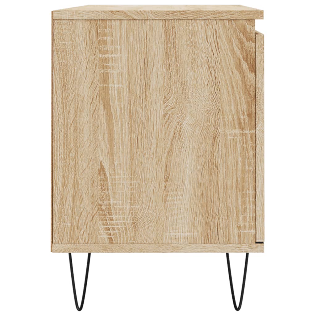 Meuble TV chêne sonoma 104x35x50 cm bois d'ingénierie - XIOS