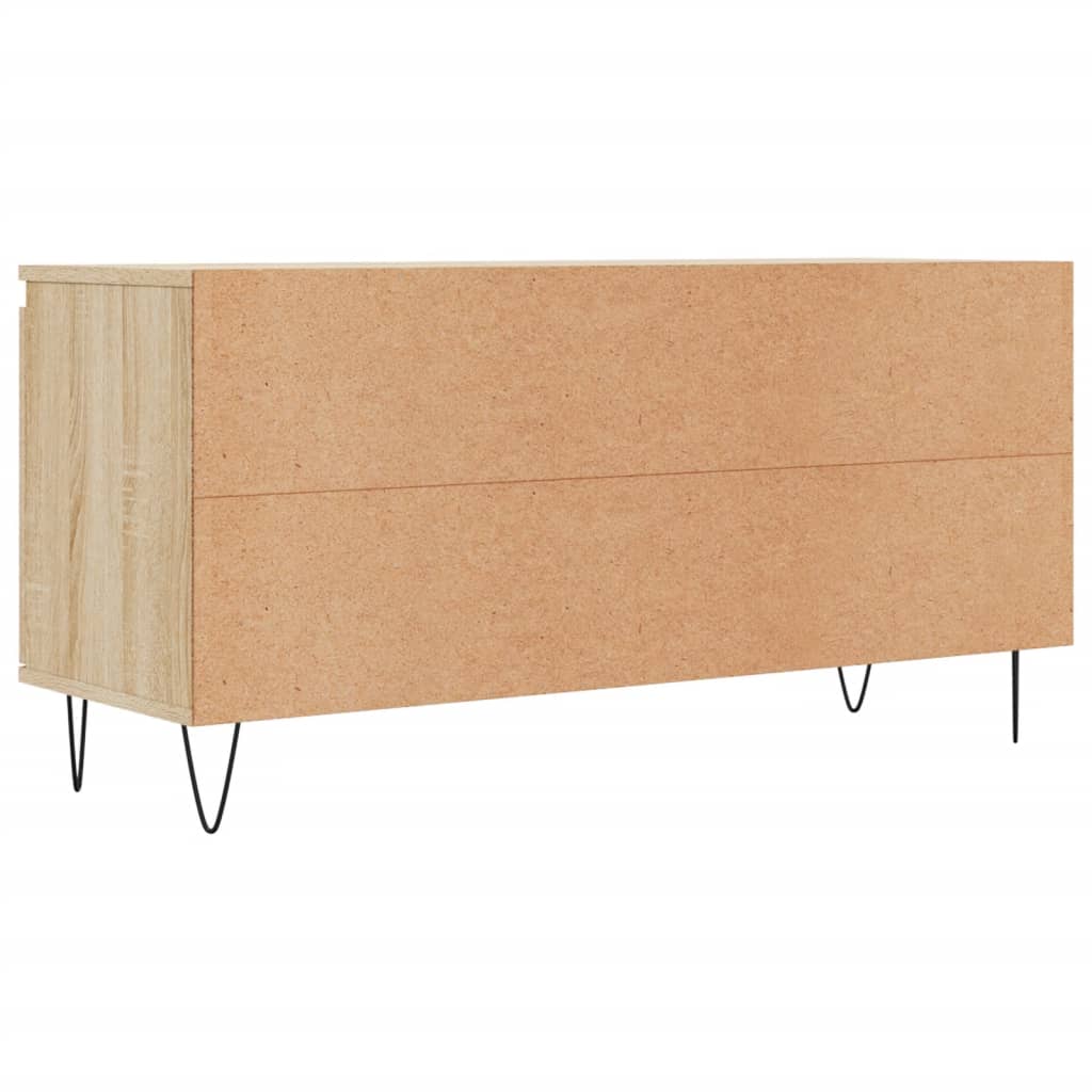 Meuble TV chêne sonoma 104x35x50 cm bois d'ingénierie - XIOS