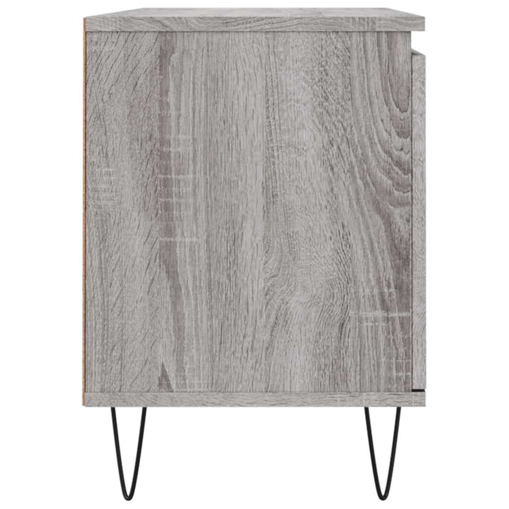 Meuble TV sonoma gris 104x35x50 cm bois d'ingénierie - XIOS