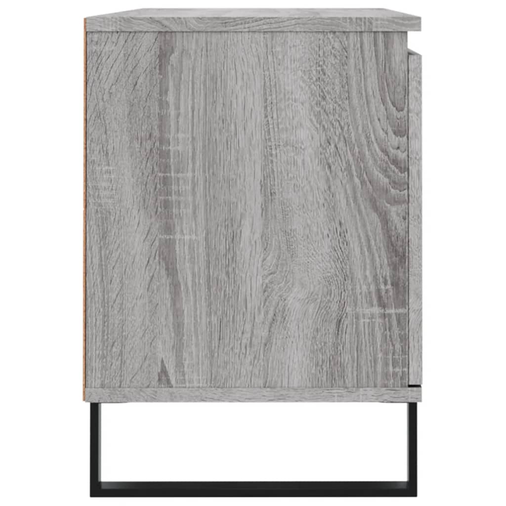 Meuble TV sonoma gris 104x35x50 cm bois d'ingénierie - XIOS