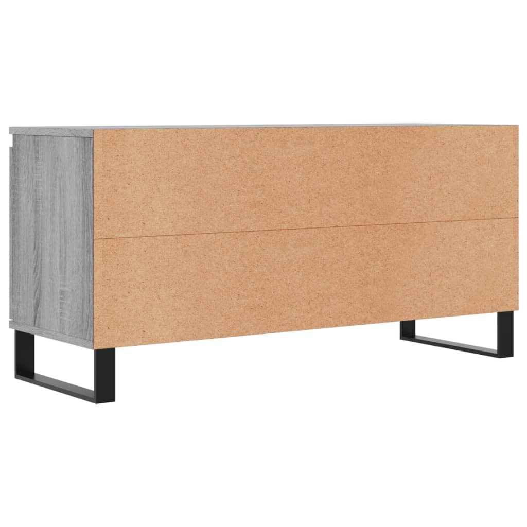 Meuble TV sonoma gris 104x35x50 cm bois d'ingénierie - XIOS