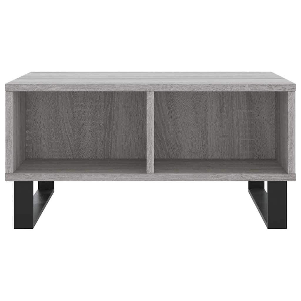 Table basse sonoma gris 60x60x30 cm bois d'ingénierie - XIOS