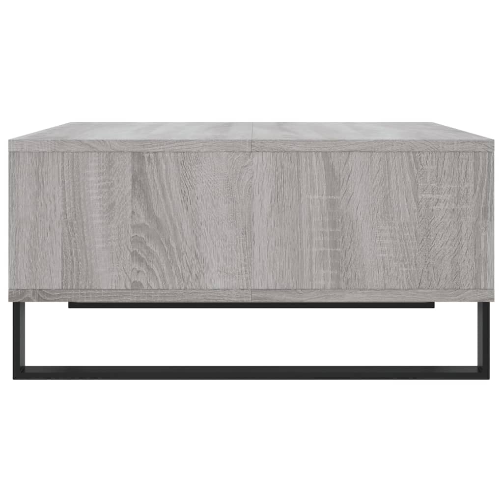 Table basse sonoma gris 60x60x30 cm bois d'ingénierie - XIOS