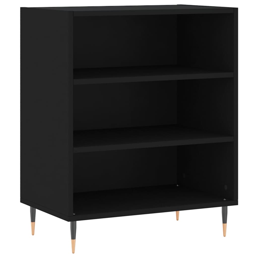 Buffet noir 57x35x70 cm bois d’ingénierie - XIOS