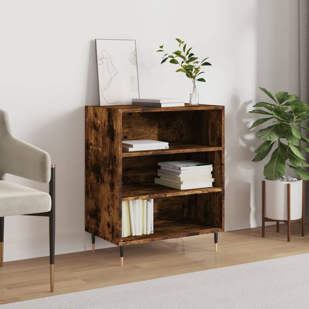 Buffet chêne fumé 57x35x70 cm bois d'ingénierie - XIOS