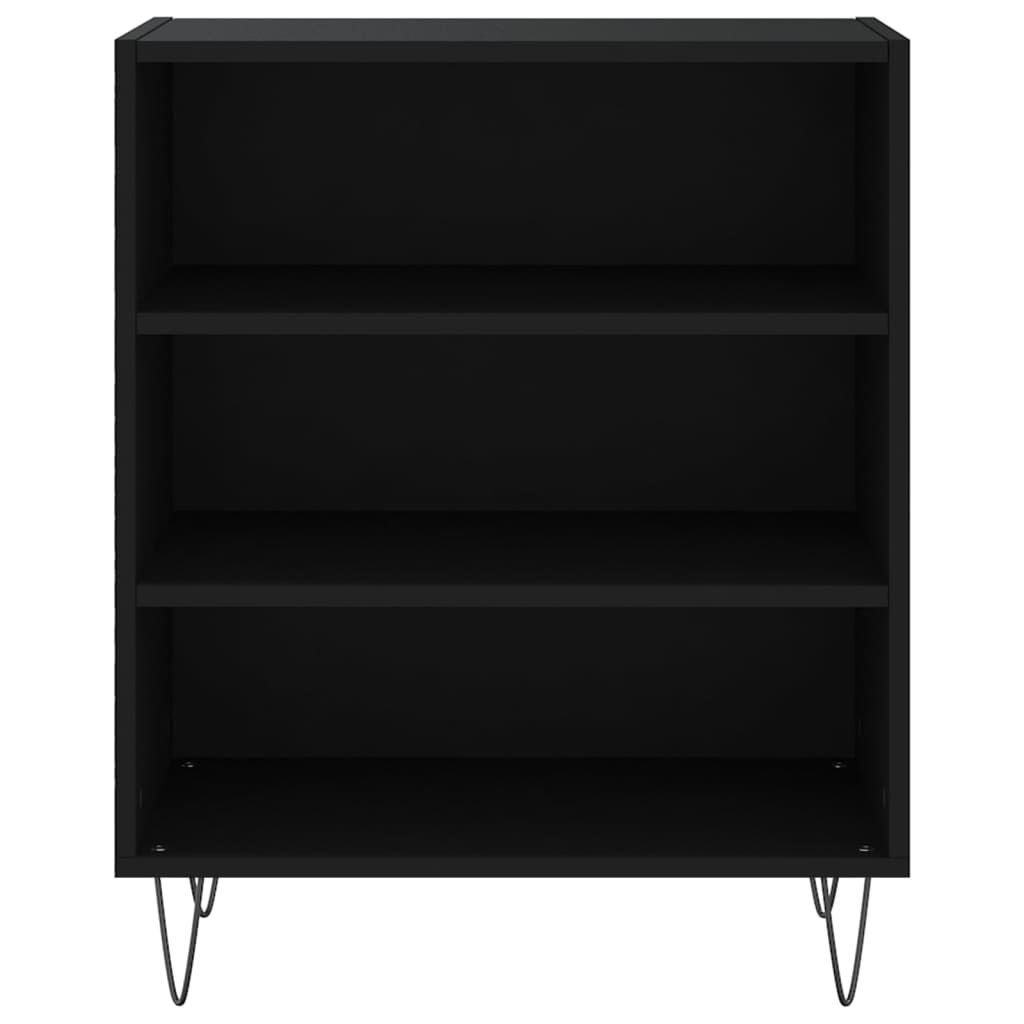 Buffet noir 57x35x70 cm bois d’ingénierie - XIOS