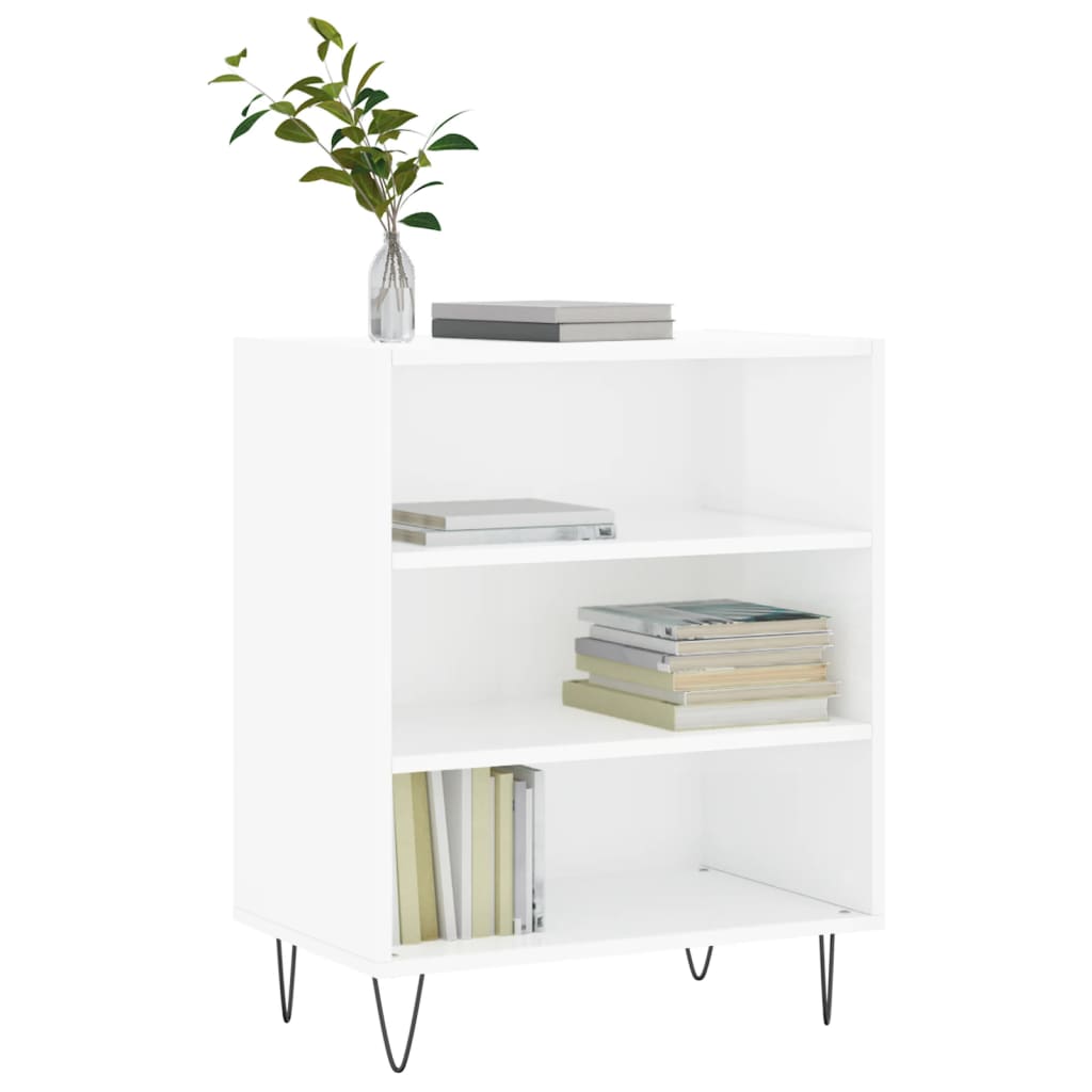 Buffet blanc brillant 57x35x70 cm bois d'ingénierie - XIOS