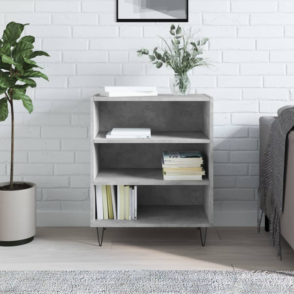 Buffet gris béton 57x35x70 cm bois d'ingénierie - XIOS