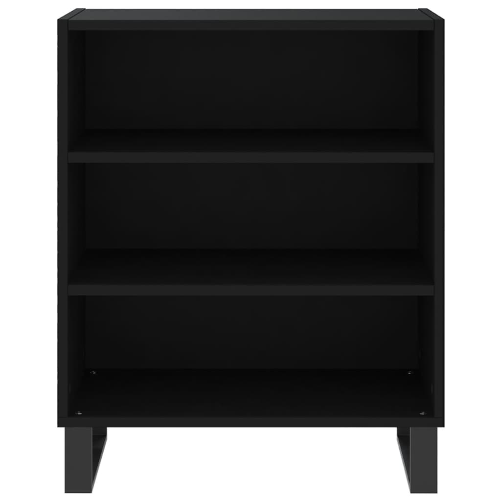 Buffet noir 57x35x70 cm bois d’ingénierie - XIOS