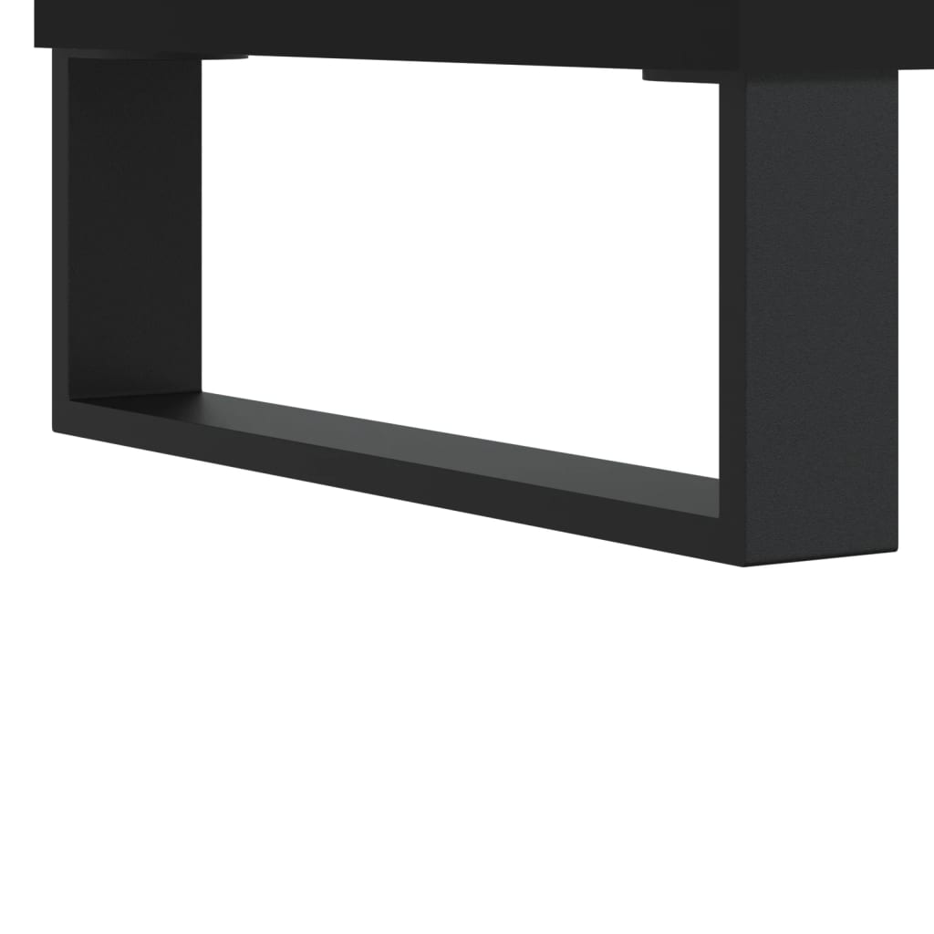 Buffet noir 57x35x70 cm bois d’ingénierie - XIOS