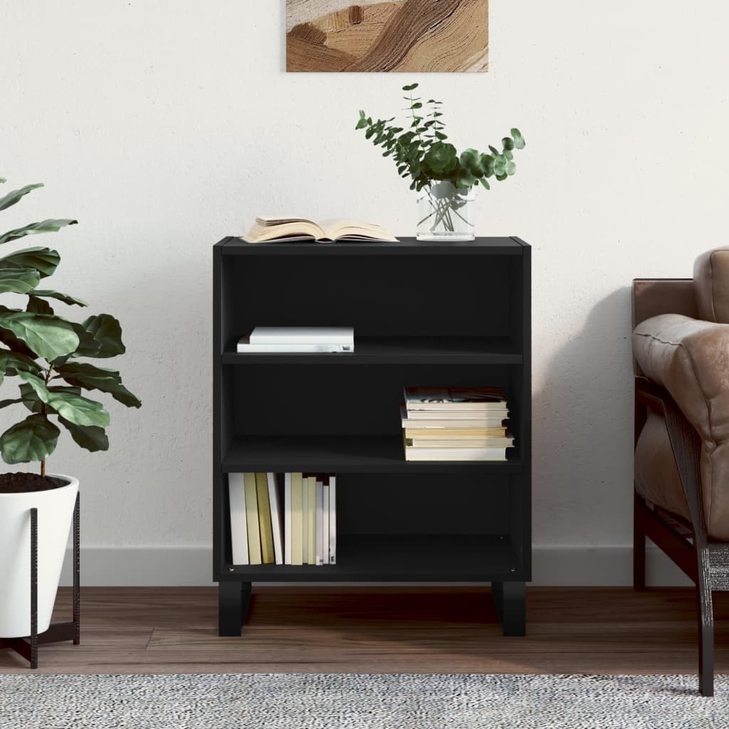 Buffet noir 57x35x70 cm bois d’ingénierie - XIOS