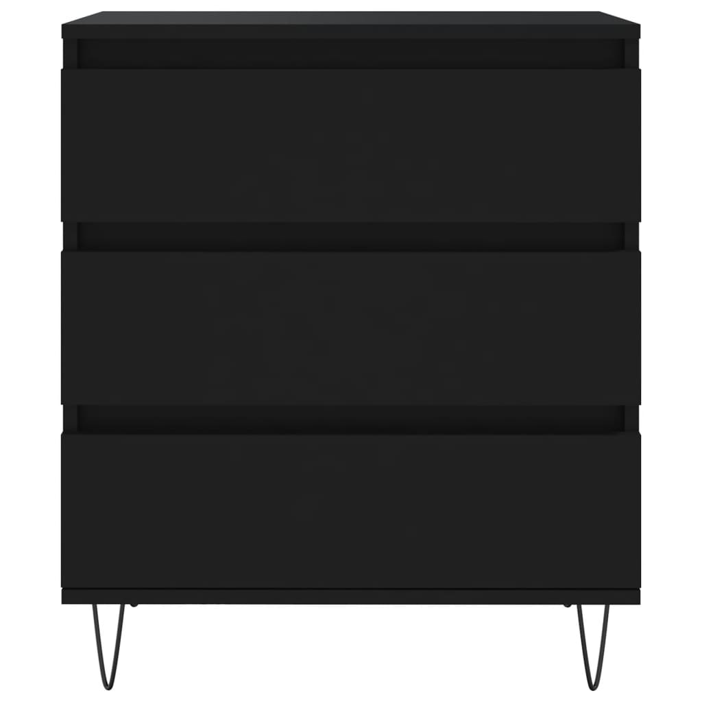 Buffet Noir 60x35x70 cm Bois d'ingénierie - XIOS