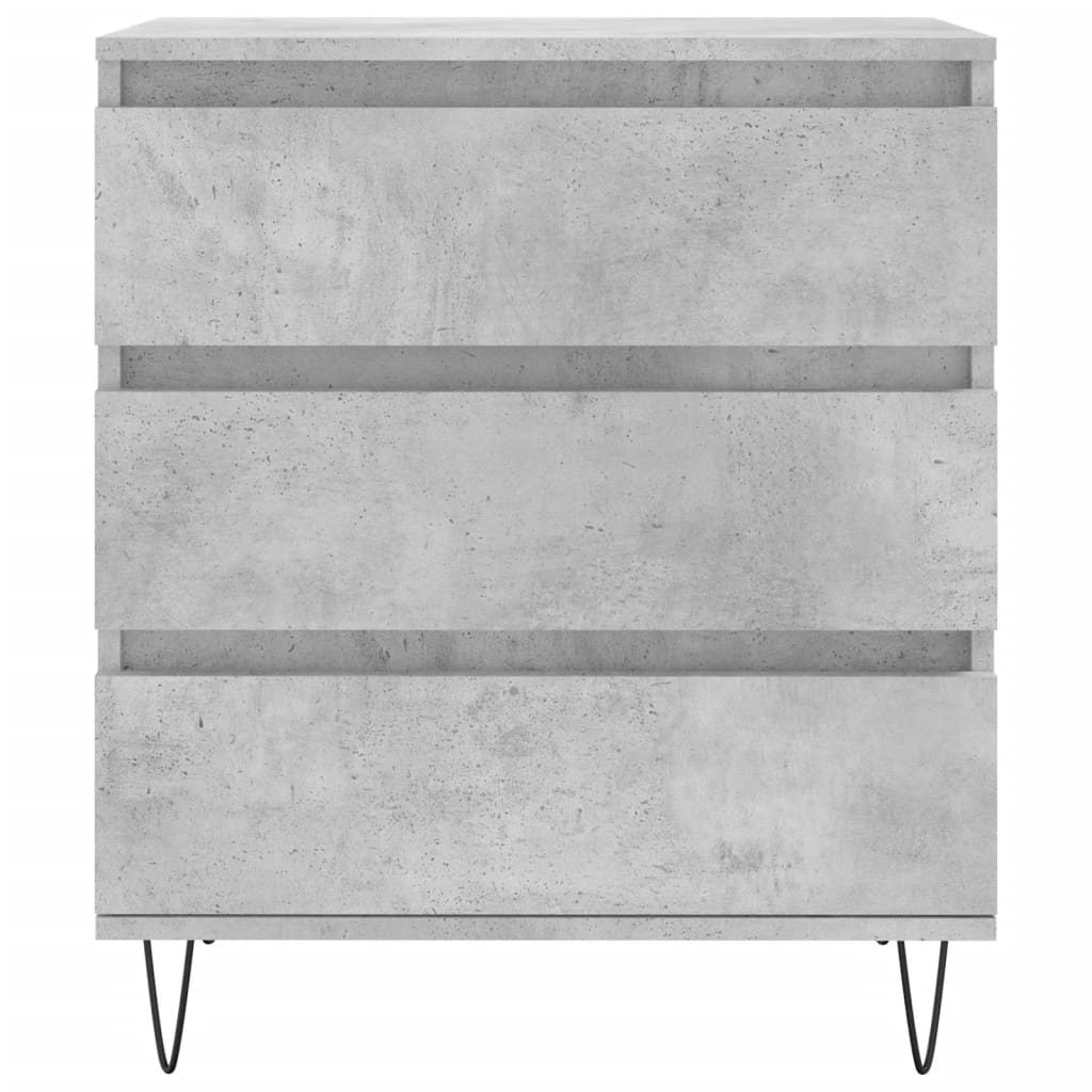Buffet Gris béton 60x35x70 cm Bois d'ingénierie - XIOS
