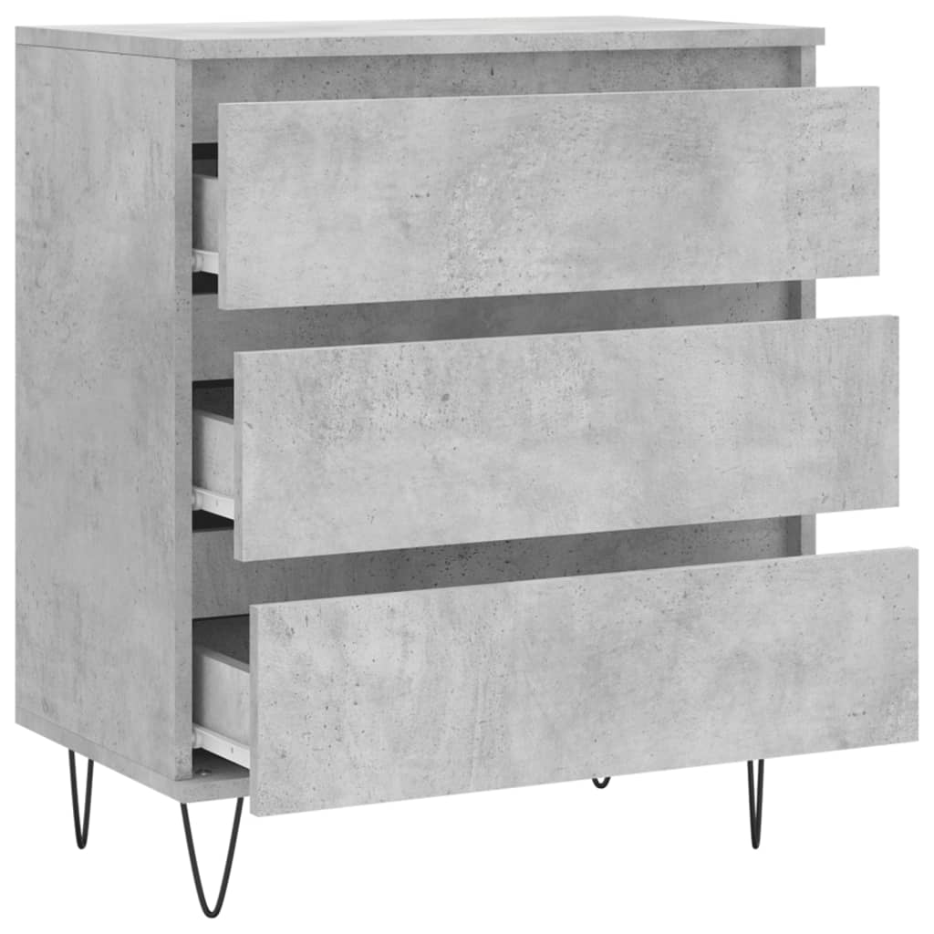 Buffet Gris béton 60x35x70 cm Bois d'ingénierie - XIOS