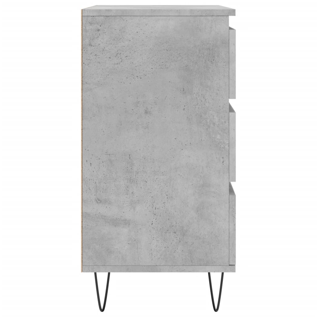 Buffet Gris béton 60x35x70 cm Bois d'ingénierie - XIOS