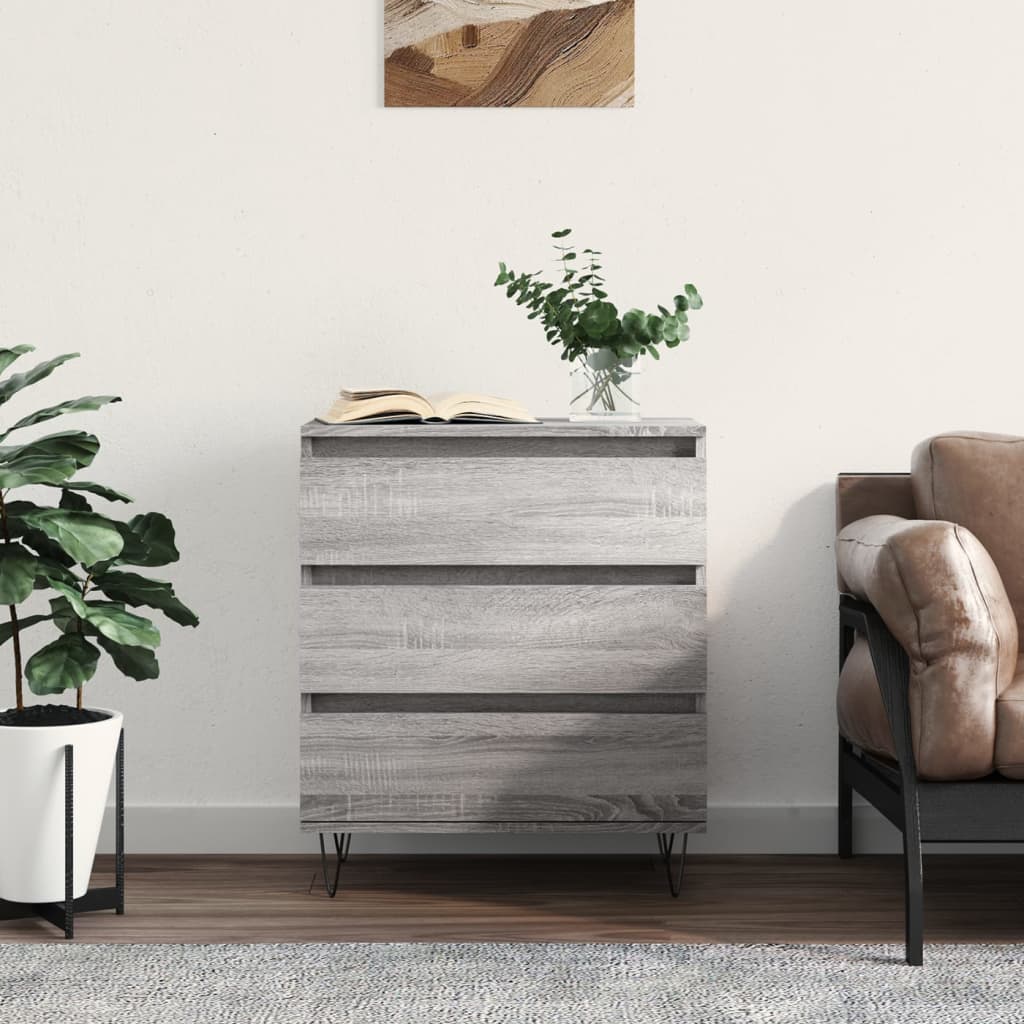 Buffet Sonoma gris 60x35x70 cm Bois d'ingénierie - XIOS