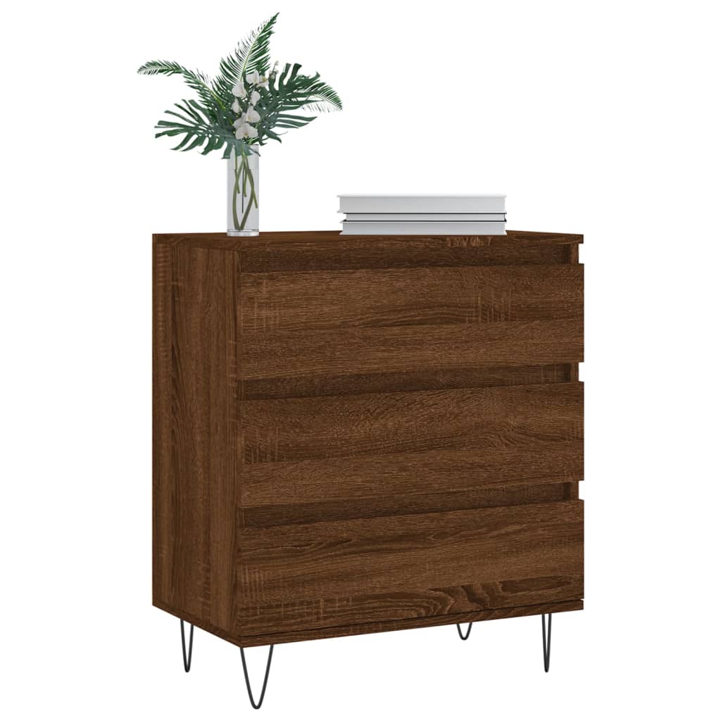 Buffet Chêne marron 60x35x70 cm Bois d'ingénierie - XIOS