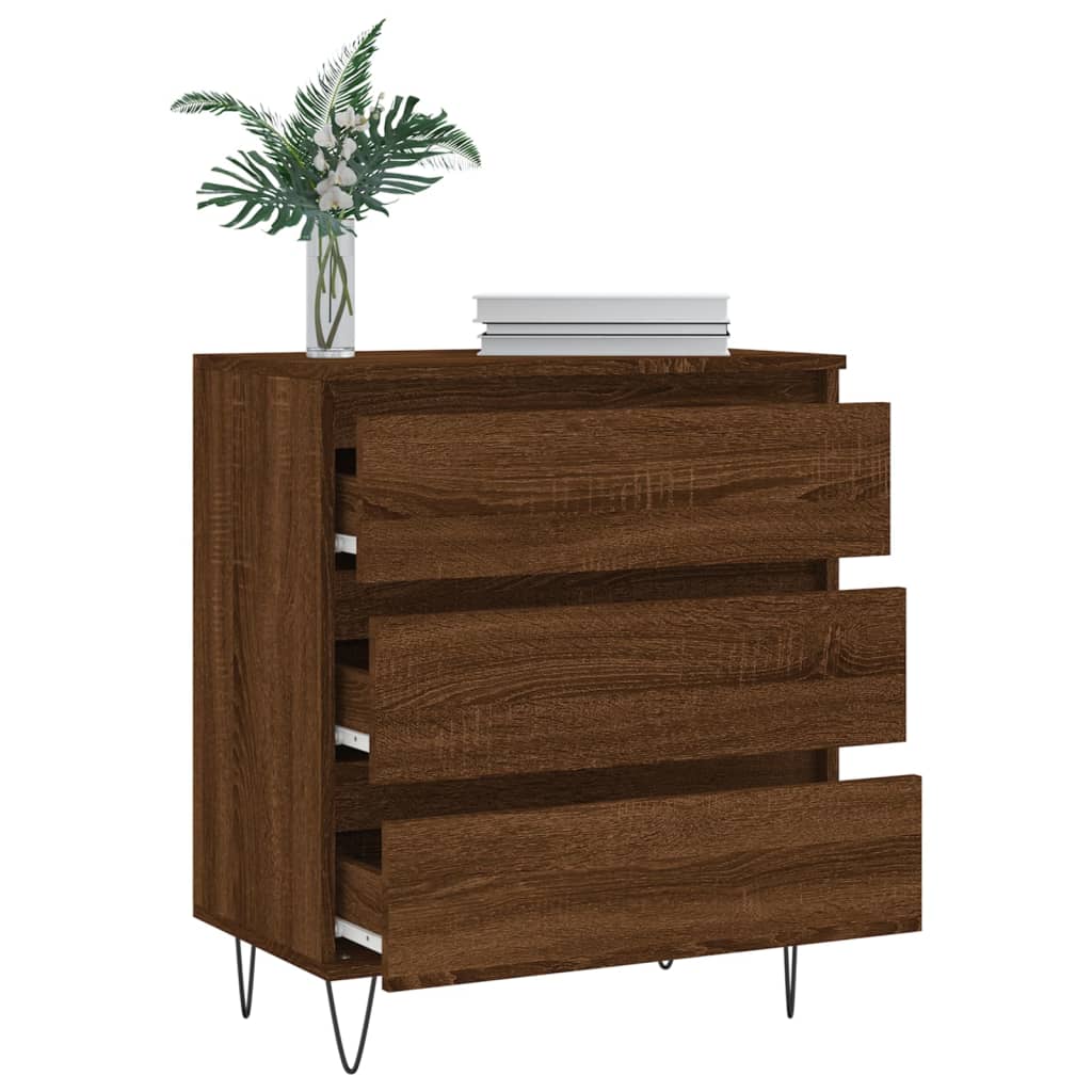 Buffet Chêne marron 60x35x70 cm Bois d'ingénierie - XIOS